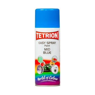 Tetrion Easy Spray Paint Mid Blue - 400 ml