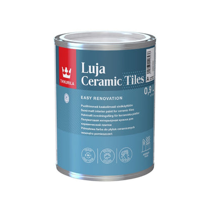 Tikkurila Luja Ceramic Tiles Paint 2 in 1 Tinted Colour