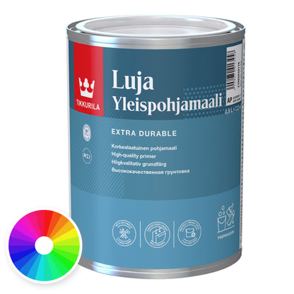 Tikkurila Luja Universal Primer For Anti Mould Paint System, Tinted Colour, colour wheel