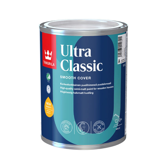 Tikkurila Ultra Classic Durable Exterior Wood Paint White
