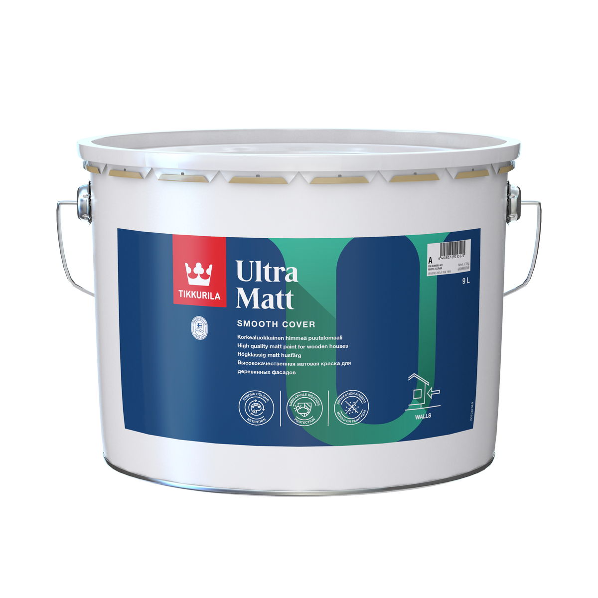 Ultra Matt Tikkurila Ultra Matt Exterior Wood Paint White | PaintersParadise ...