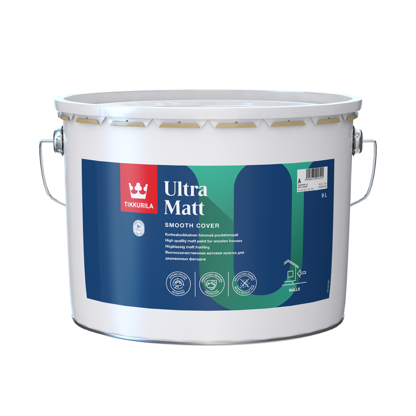 Tikkurila Ultra Matt Durable Exterior Wood Paint White