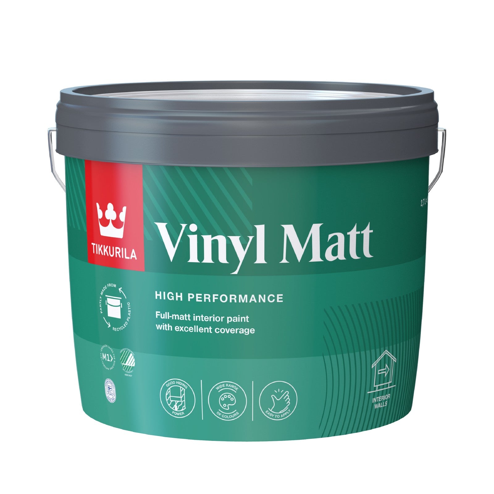 Tikkurila Vinyl Matt Water-Based Paint - White