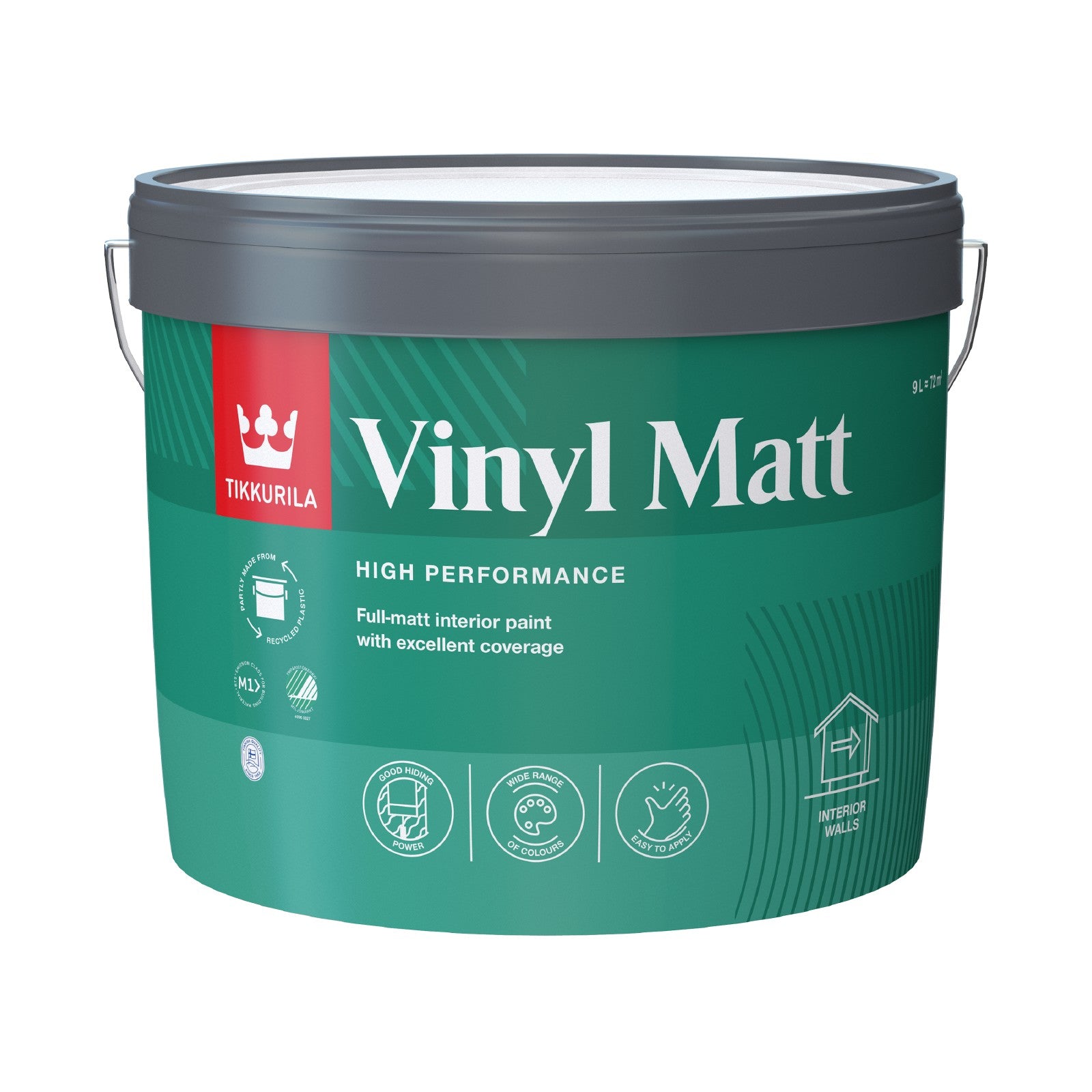 Tikkurila Vinyl Matt Water-Based Paint - White