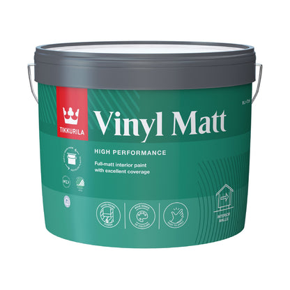 Tikkurila Vinyl Matt Water-Based Paint - White