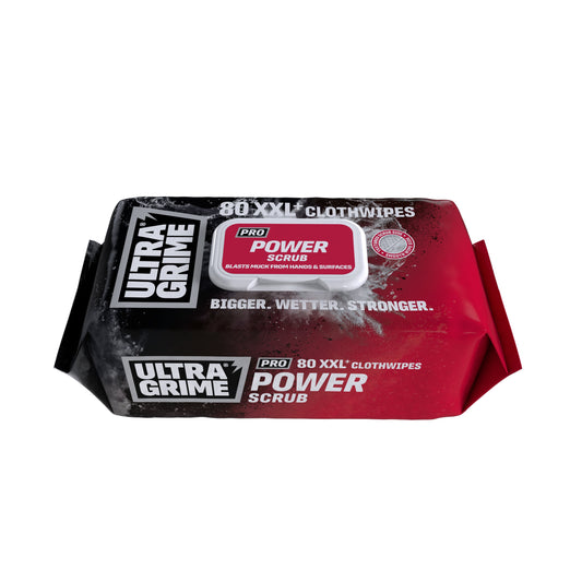Ultra Grime Pro Power Scrub XXL Wipes 80 Pack