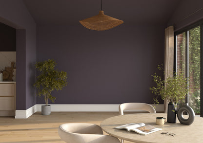Dulux Heritage Wild Blackberry on the walls of a room setting