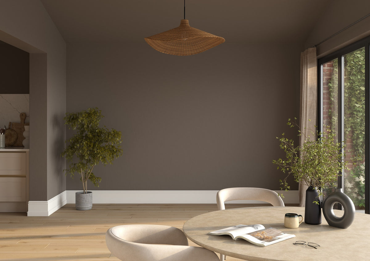 Dulux Heritage Wooded Walk on the walls of a room setting