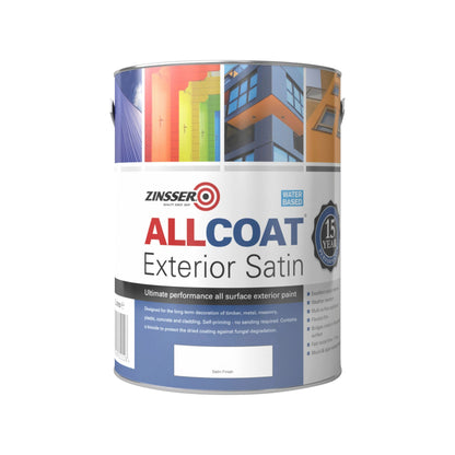 Zinsser AllCoat Exterior Satin water based tin