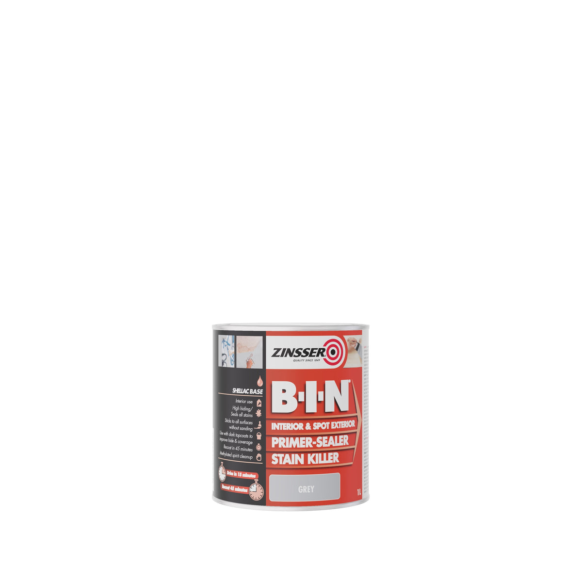 Zinsser BIN Primer, Grey