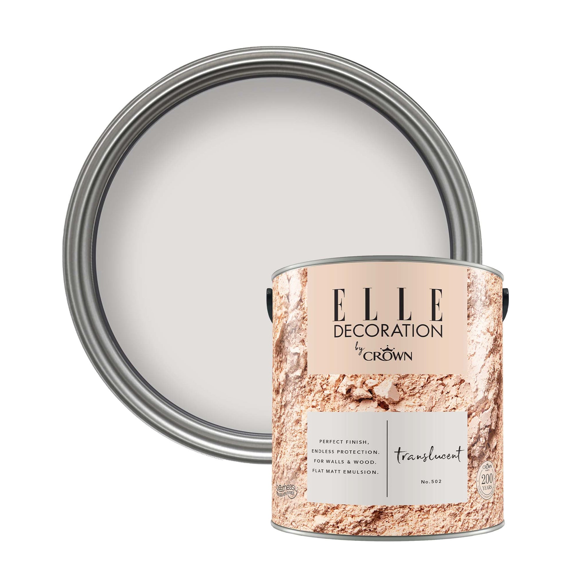 Crown Retail Elle Decoration Flat Matt - Translucent