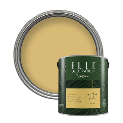 Crown Retail Elle Decoration Flat Matt - Mustard Field