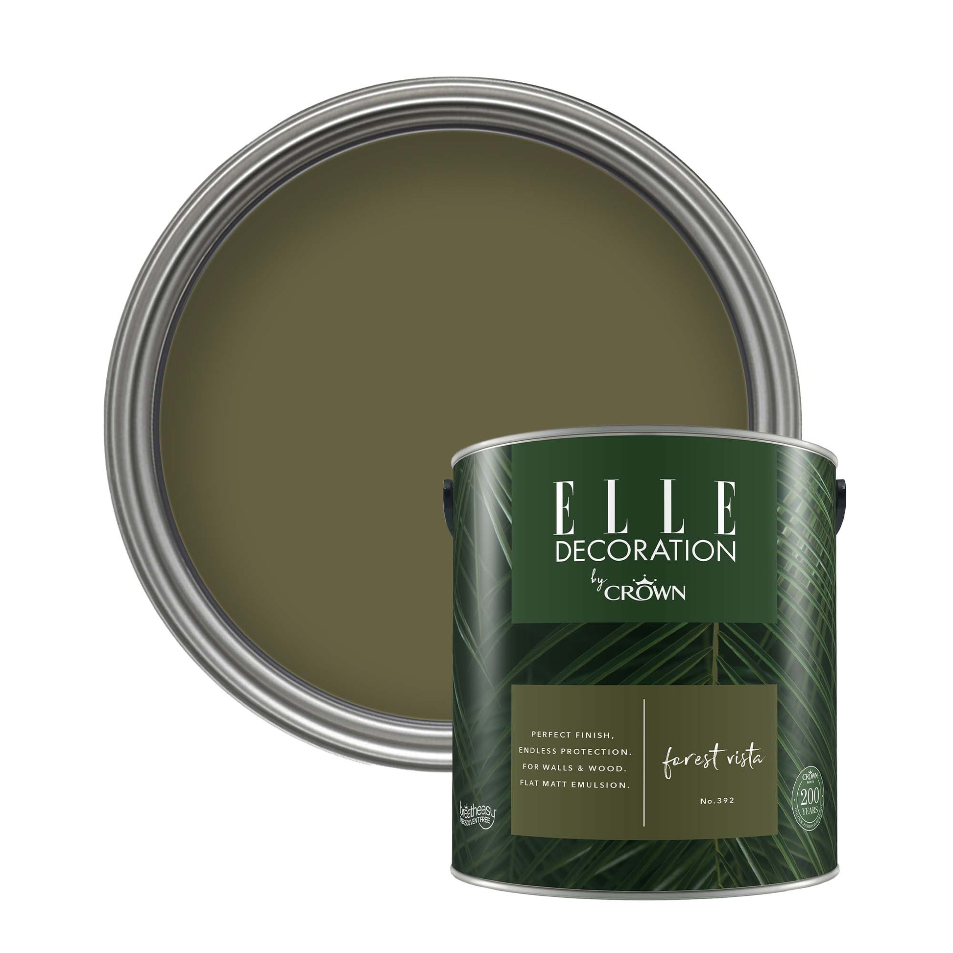 Crown Retail Elle Decoration Flat Matt - Forest Vista