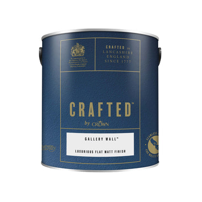 Crown Crafted Luxurious Flat Matt Finish Paint - Gallery Wall - 2.5 Litre