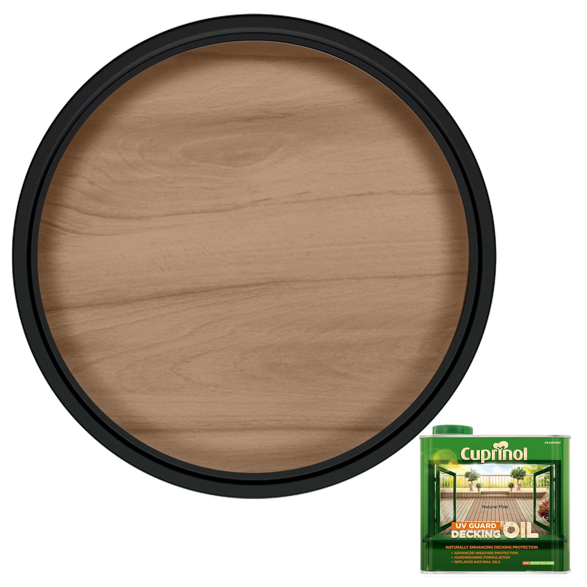 Cuprinol UV Guard Decking Oil Walnut 2.5 Litre | Power Tools Direct
