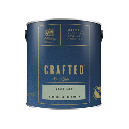 Crown Crafted Luxurious Flat Matt Finish Paint - Craft Fair - 2.5 Litre