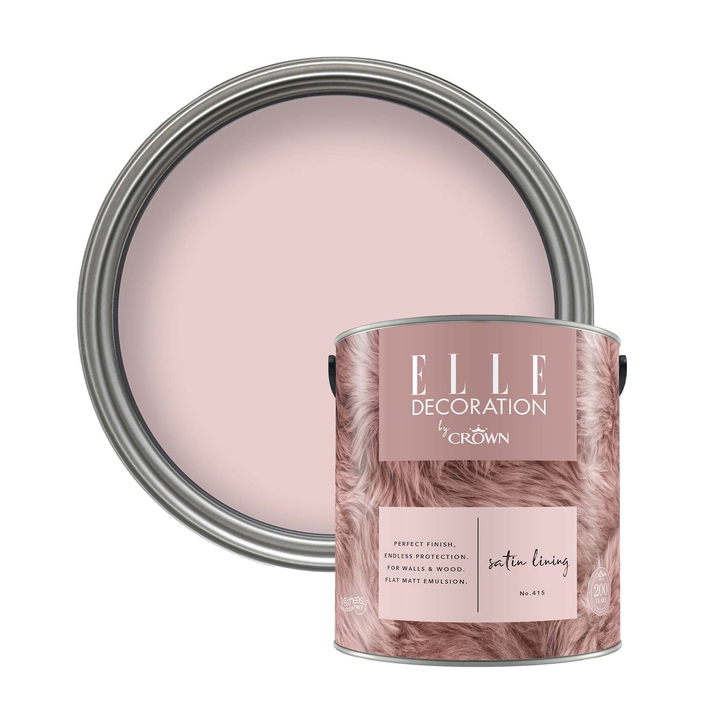 Crown Retail Elle Decoration Flat Matt - Satin Lining