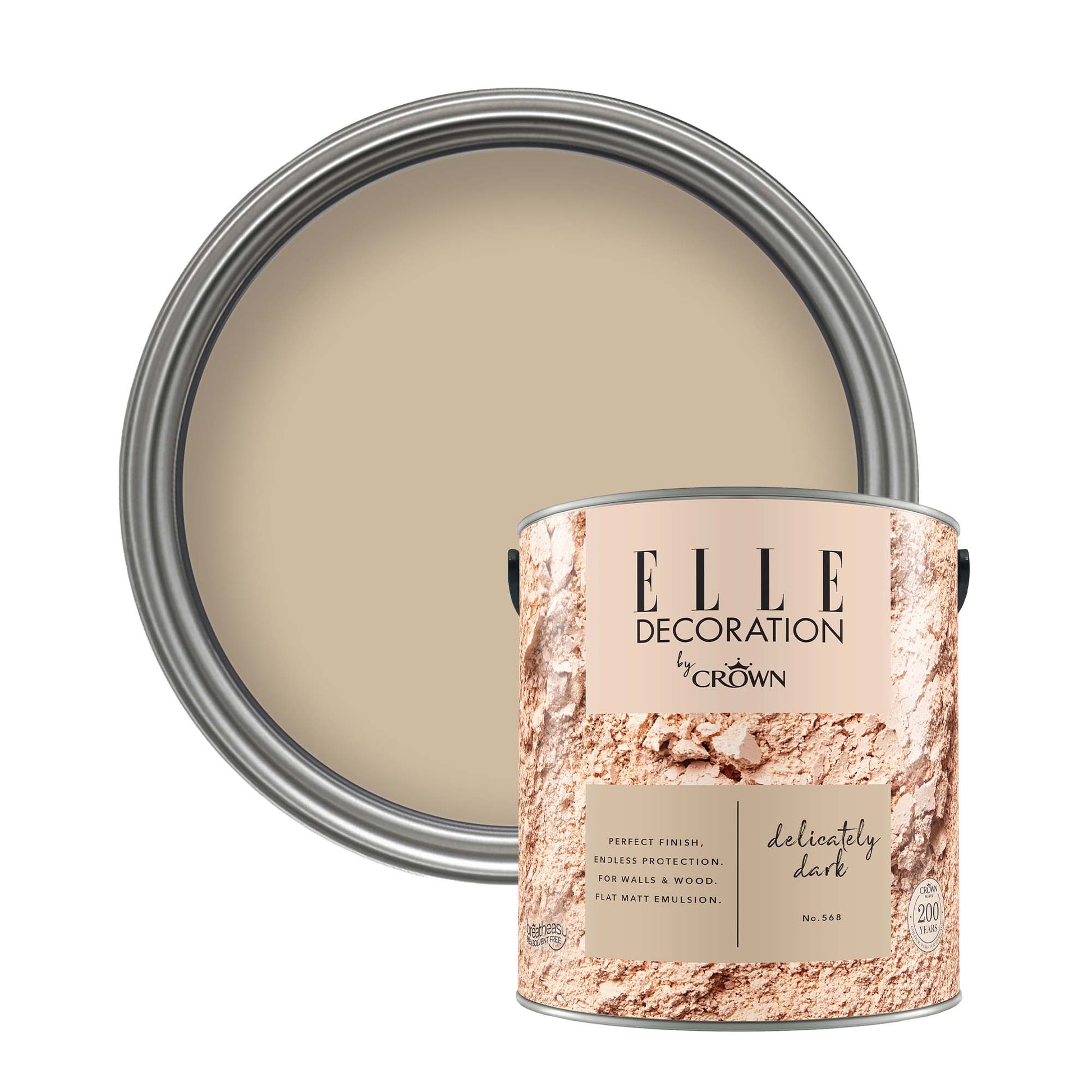 Crown Retail Elle Decoration Flat Matt - Delicately Dark