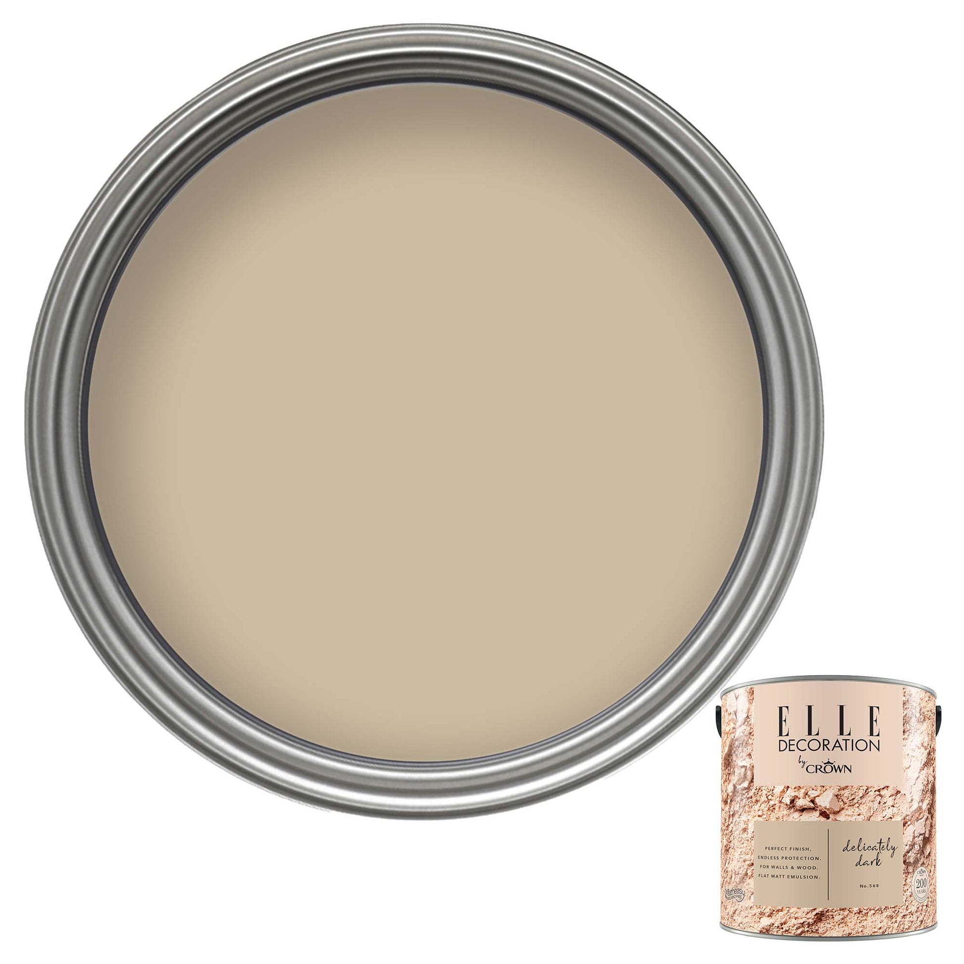 Crown Retail Elle Decoration Flat Matt - Delicately Dark