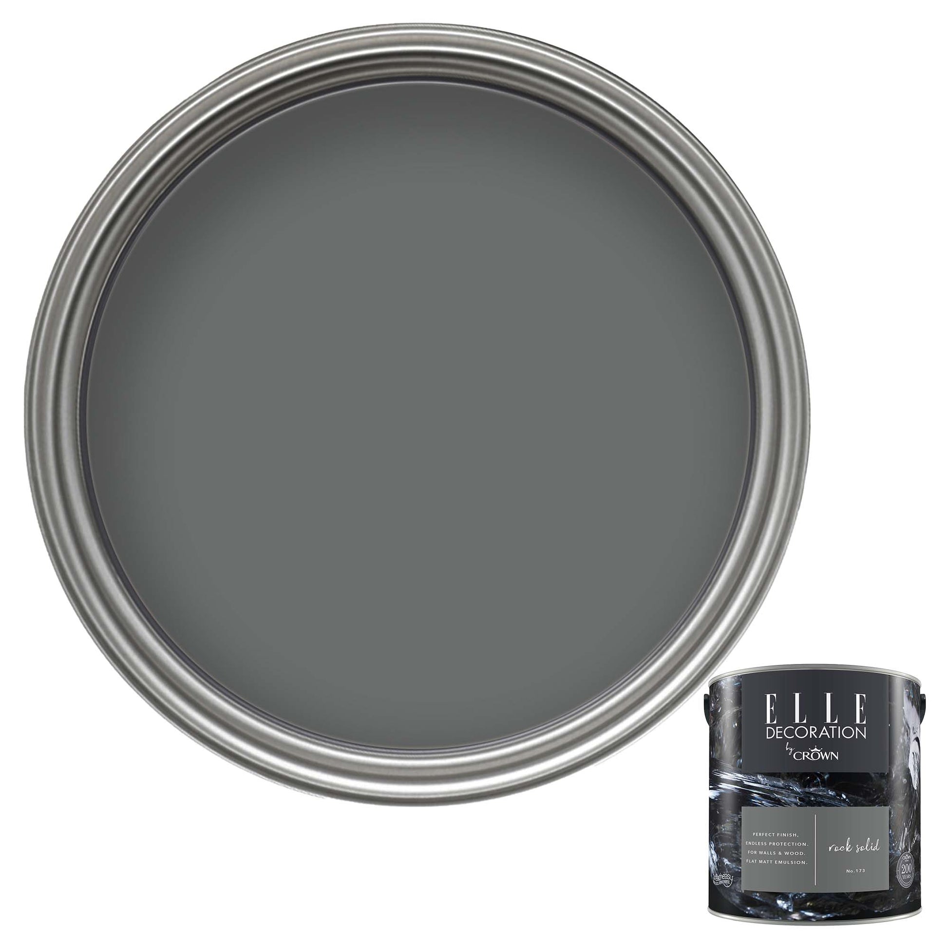 Crown Retail Elle Decoration Flat Matt - Rock Solid