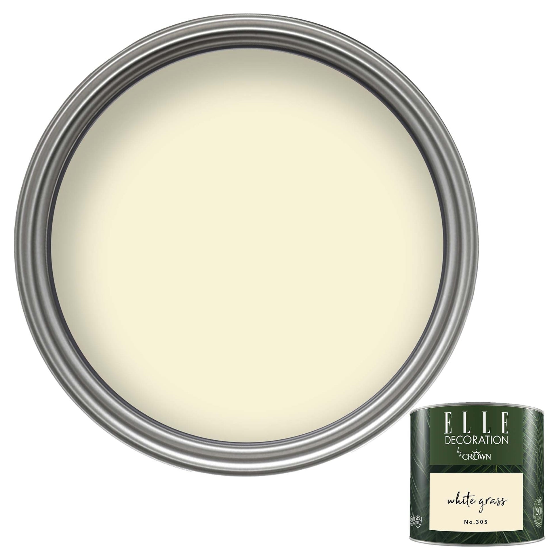Crown Retail Elle Decoration Flat Matt - White Grass