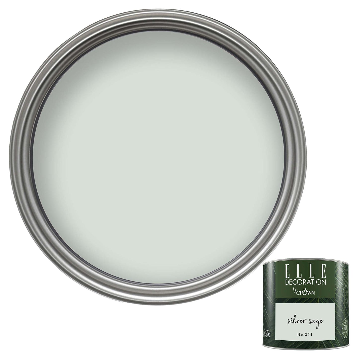 Crown Retail Elle Decoration Flat Matt - Silver Sage