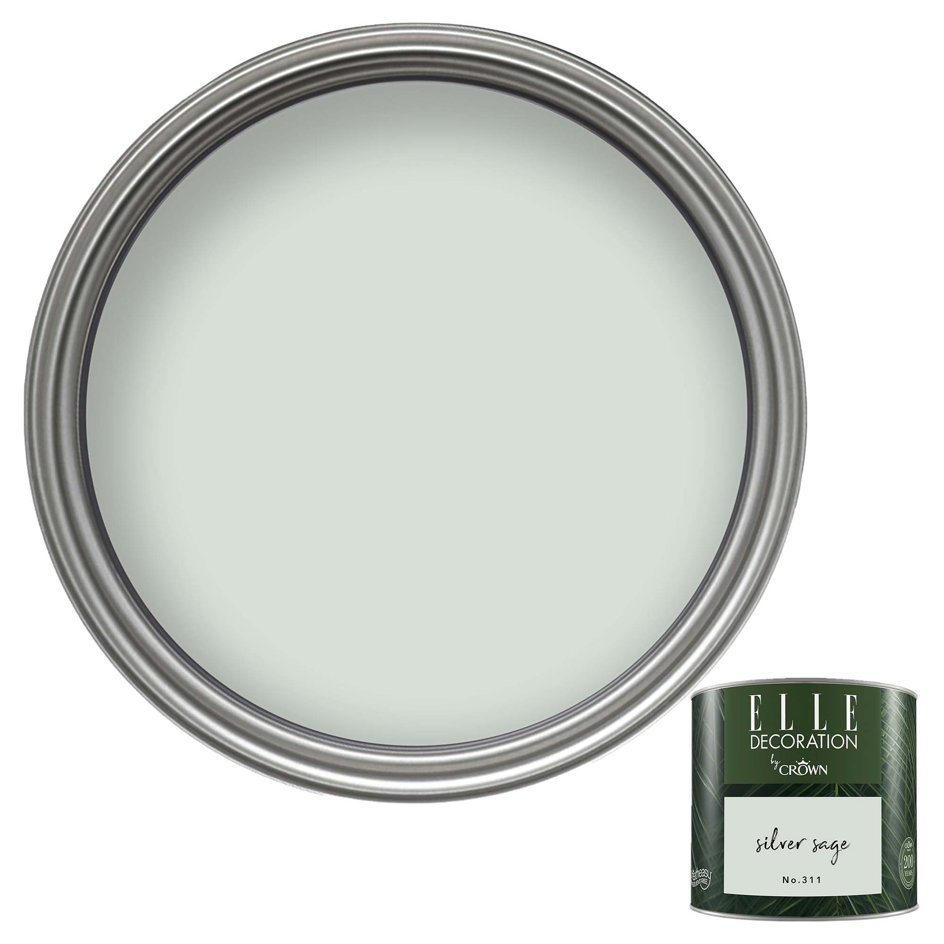 Crown Retail Elle Decoration Flat Matt - Silver Sage