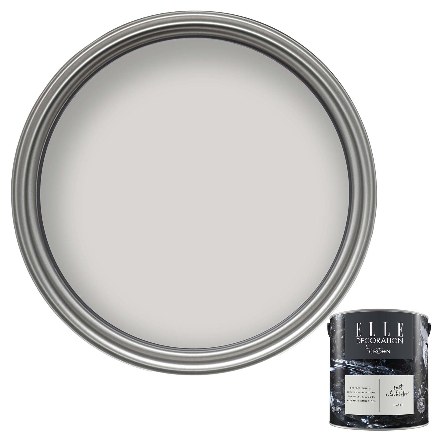 Crown Retail Elle Decoration Flat Matt - Soft Alabaster