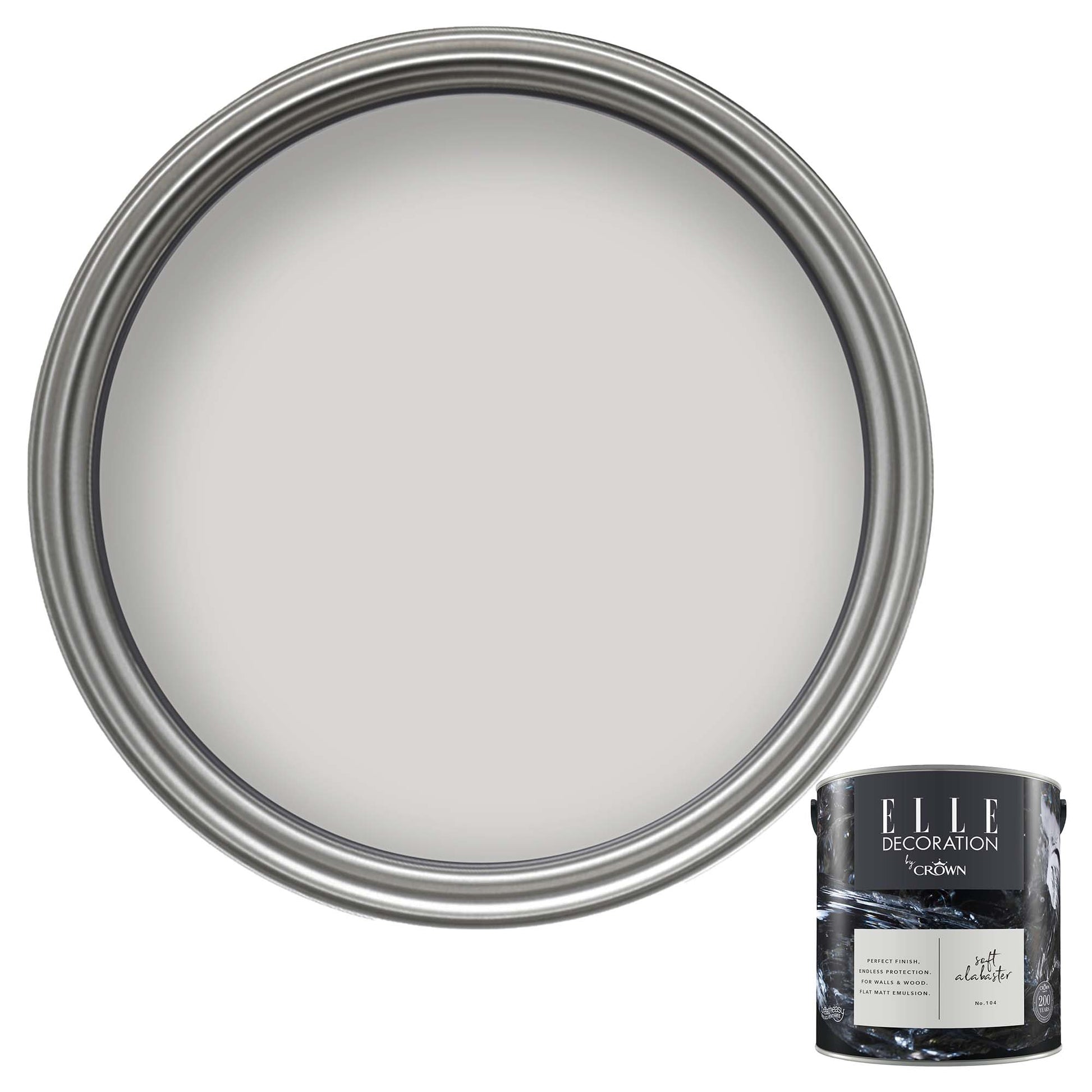 Crown Retail Elle Decoration Flat Matt - Soft Alabaster