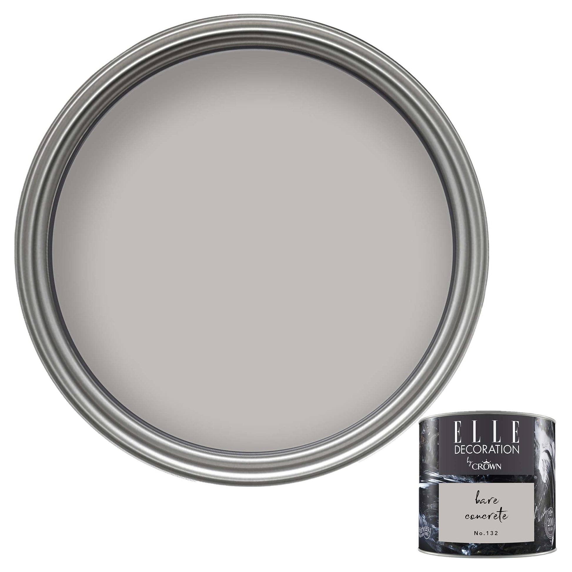 Crown Retail Elle Decoration Flat Matt - Bare Concrete