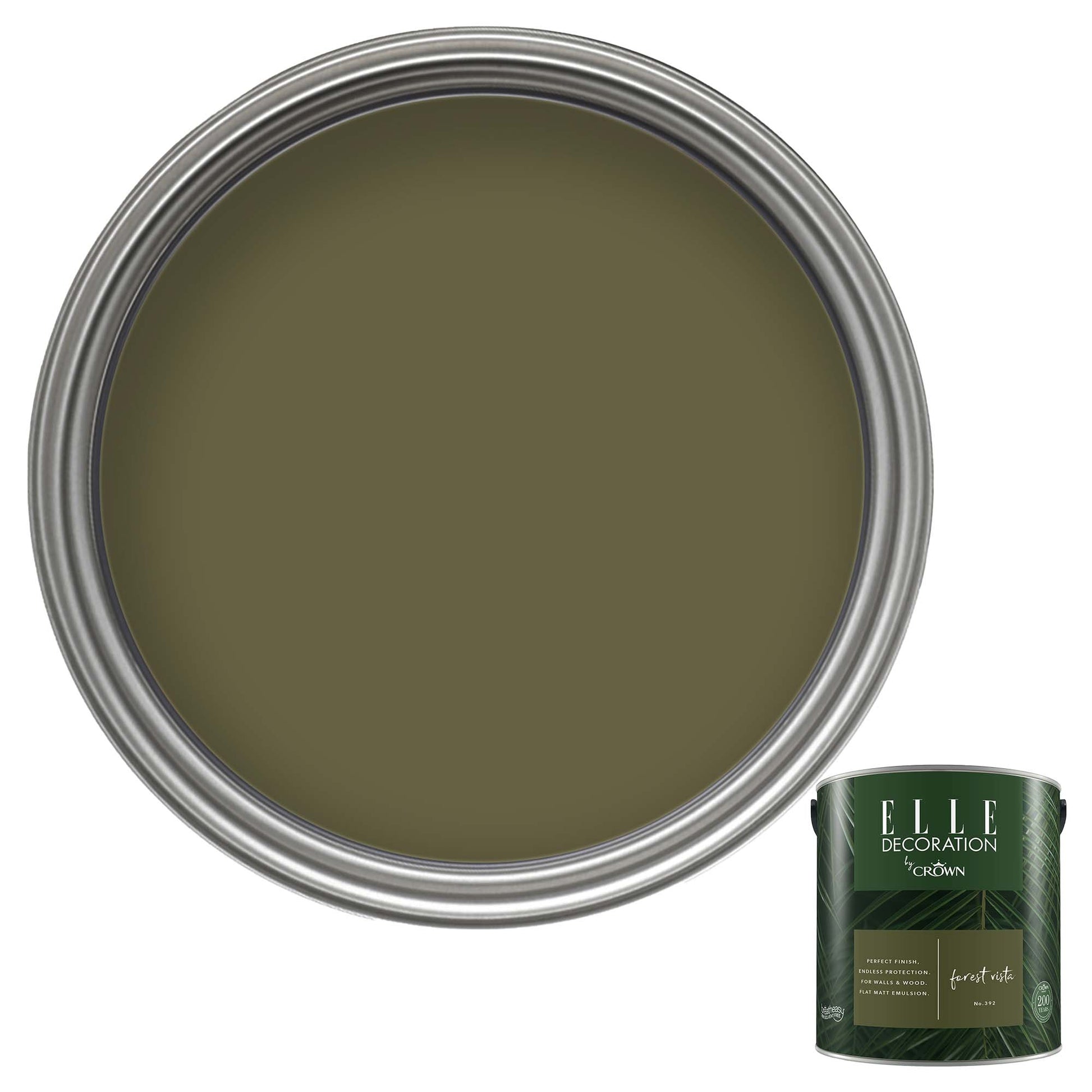 Crown Retail Elle Decoration Flat Matt - Forest Vista
