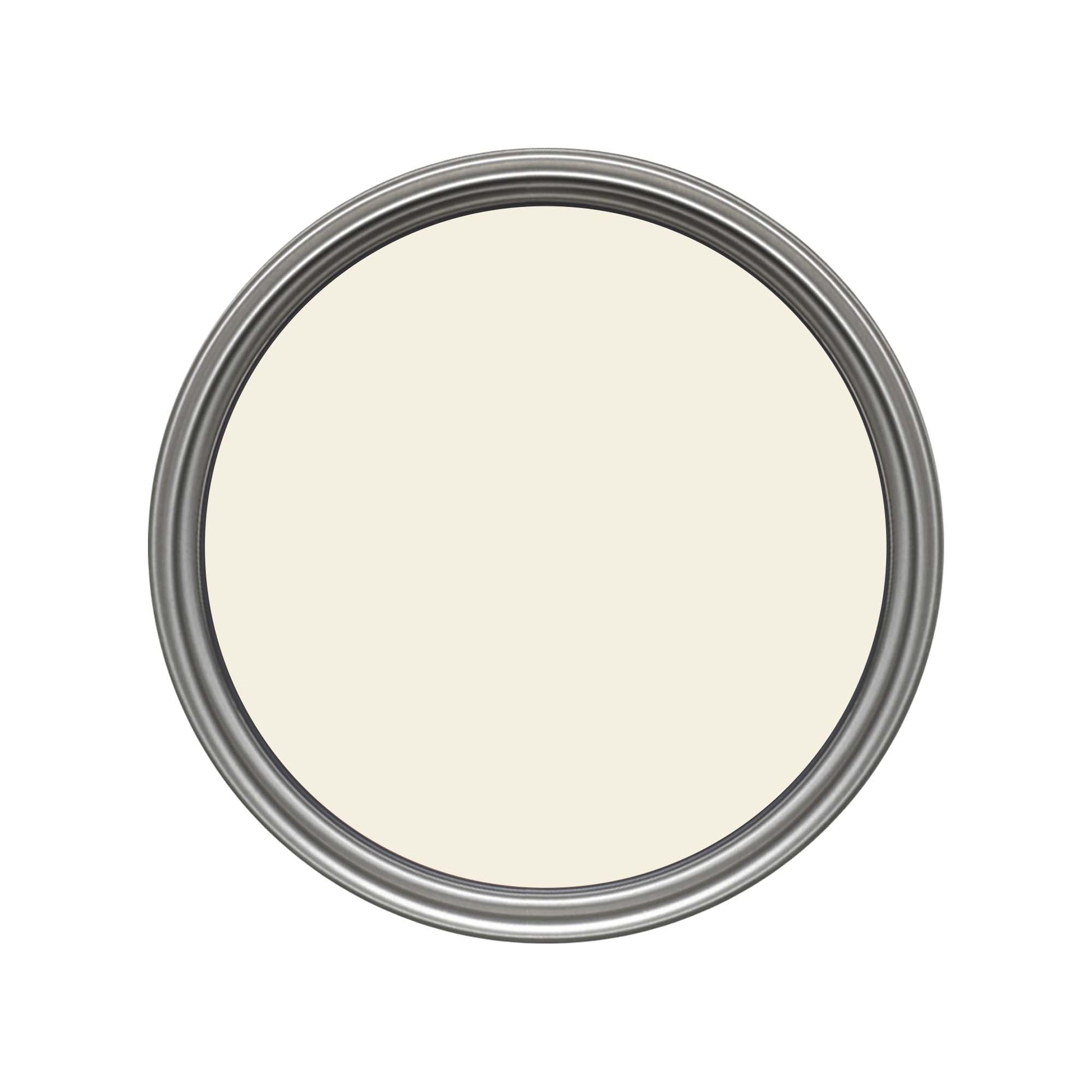 Crown Crafted Luxurious Flat Matt Finish Paint - Collector's White - 2.5 Litre