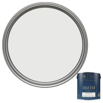 Crown Crafted Luxurious Flat Matt Finish Paint - Cotton Cloth - 2.5 Litre