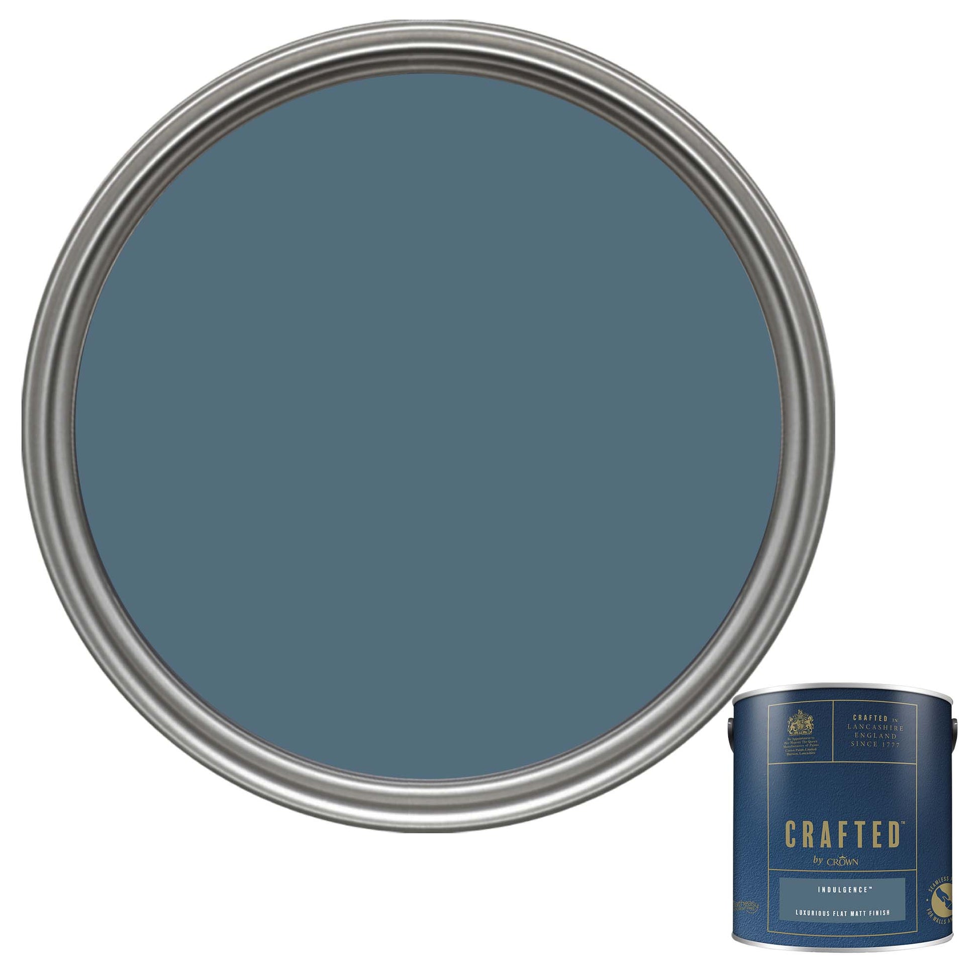 Crown Crafted Luxurious Flat Matt Finish Paint - Indulgence - 2.5 Litre