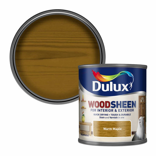 Dulux Interior and Exterior Water Based Woodsheen - Warm Maple - 250ml