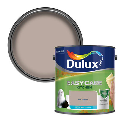 Dulux Easycare Kitchen Matt Paint - Soft Truffle - 2.5 Litre