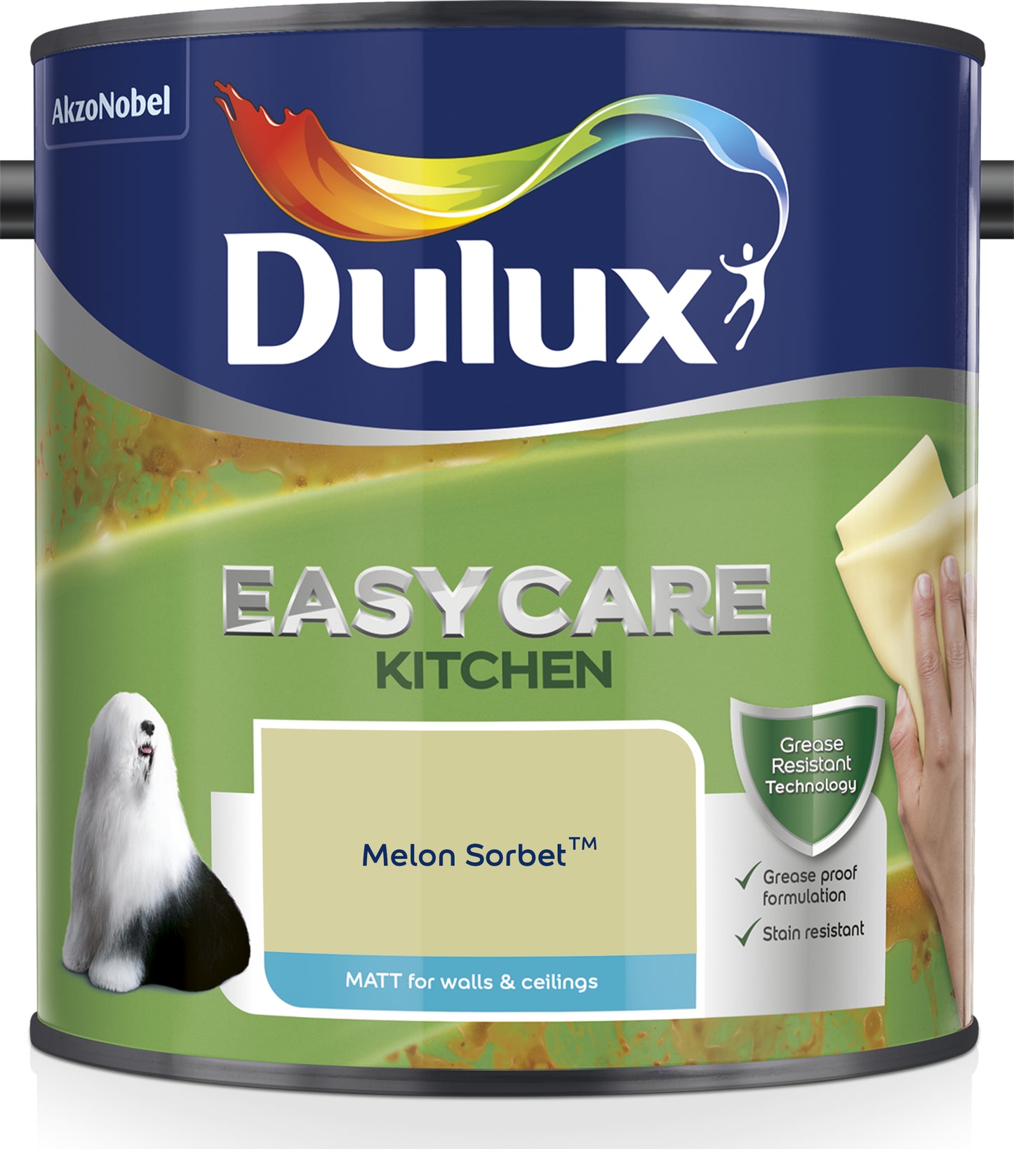 Dulux Easycare Kitchen Matt Paint - Melon Sorbet - 2.5 Litre