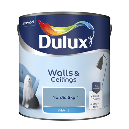 Dulux Matt Paint - Nordic Sky - 2.5 Litre