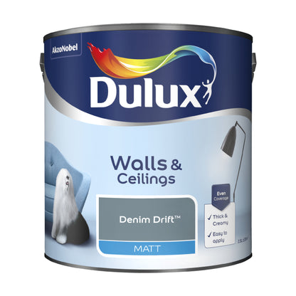 Dulux Matt Paint - Denim Drift - 2.5 Litre