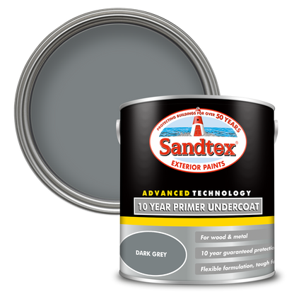 Sandtex 10 Year Primer Undercoat - Dark Grey