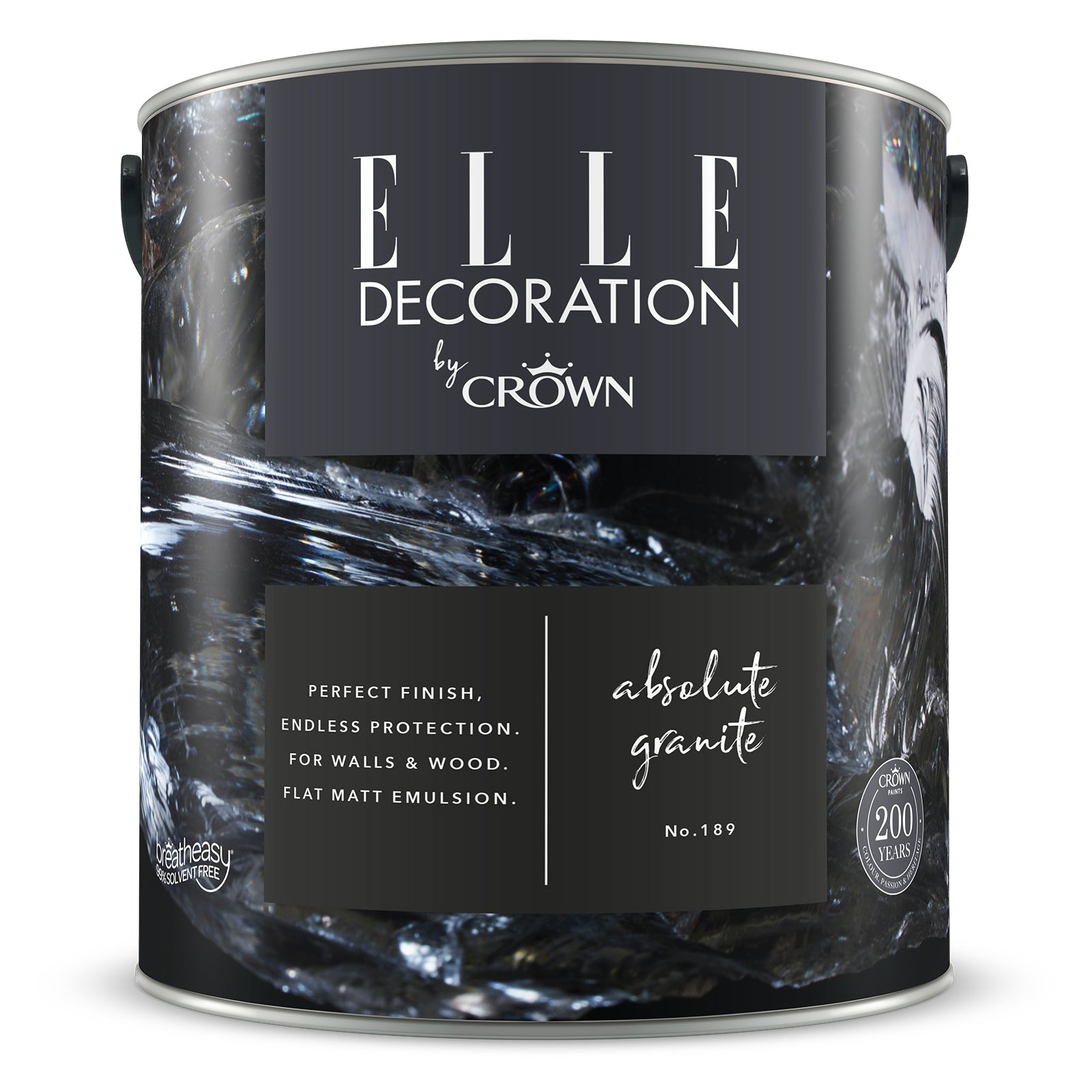 Crown Retail Elle Decoration Flat Matt - Absolute Granite