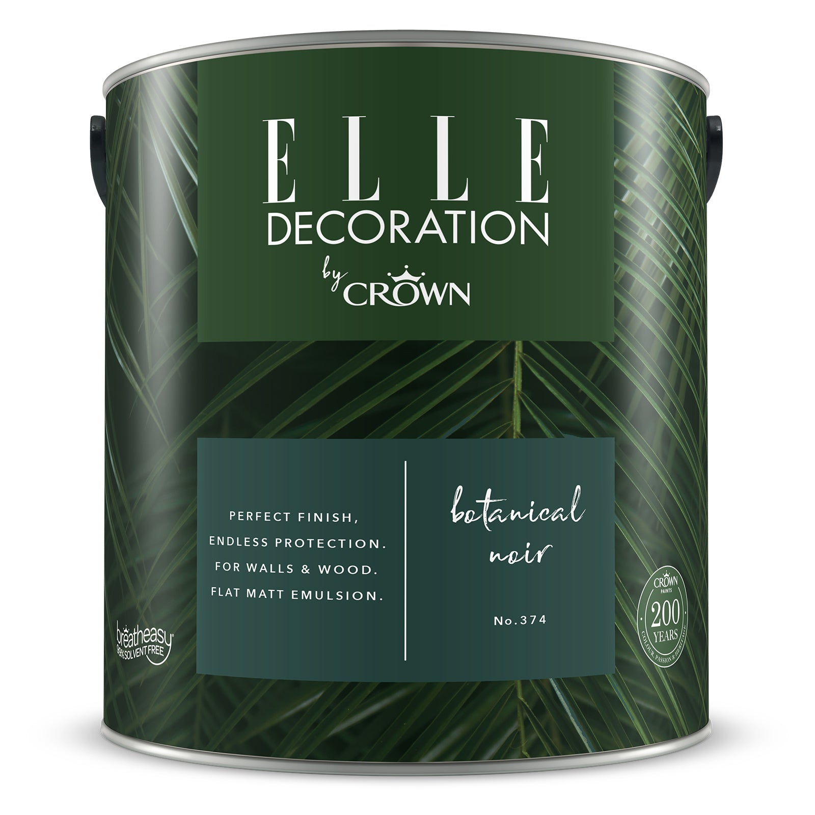 Crown Retail Elle Decoration Flat Matt - Botanical Noir