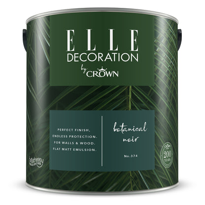 Crown Retail Elle Decoration Flat Matt - Botanical Noir
