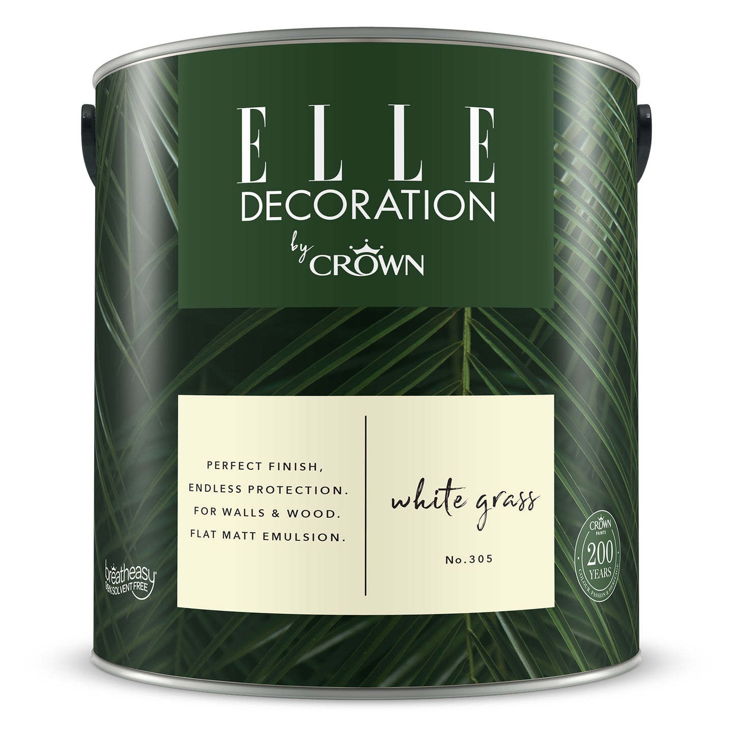 Crown Retail Elle Decoration Flat Matt - White Grass
