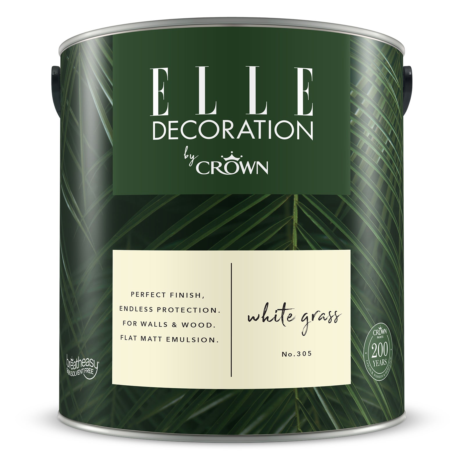 Crown Retail Elle Decoration Flat Matt - White Grass