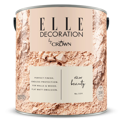 Crown Retail Elle Decoration Flat Matt - Raw Beauty