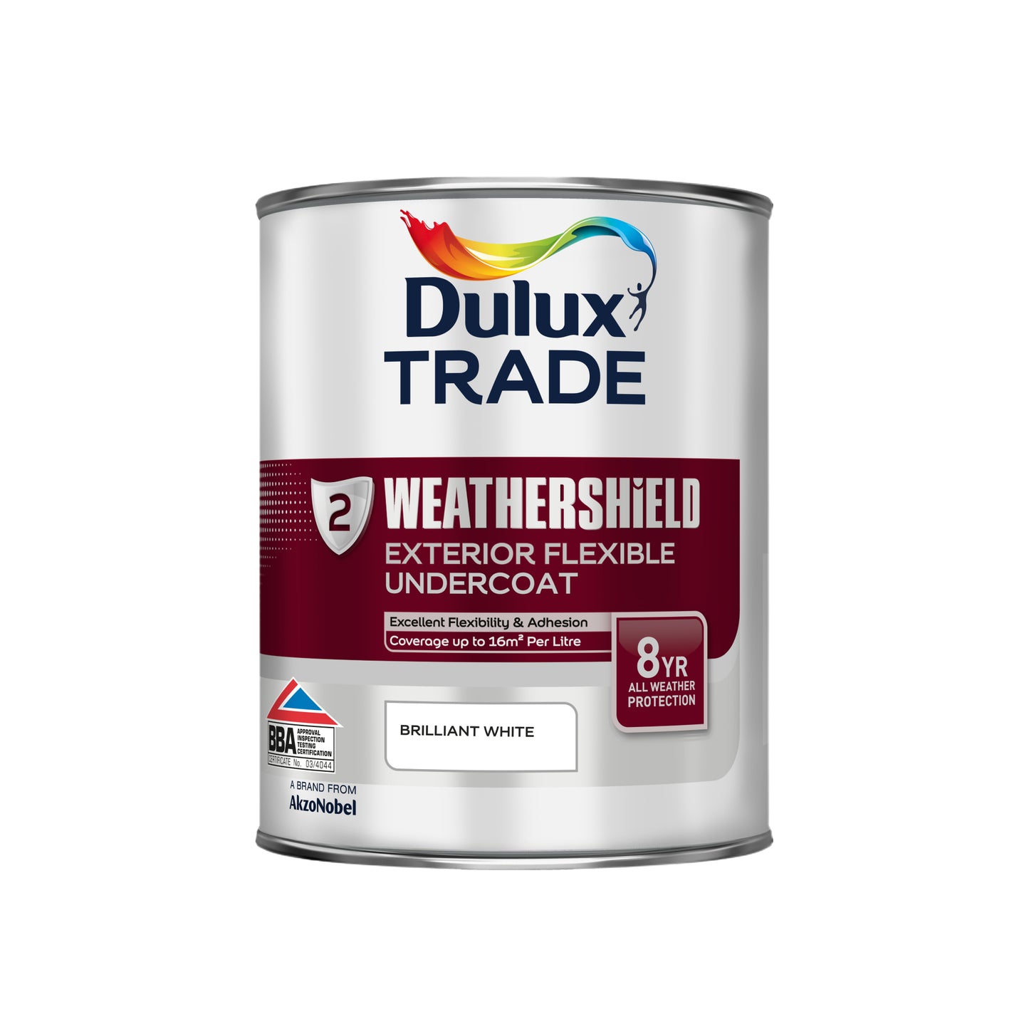 Dulux Trade WeatherShield Exterior Undercoat - Brilliant White