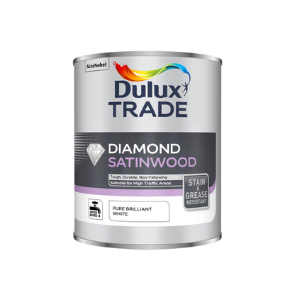Dulux Trade Diamond SatinWood - Pure Brilliant White