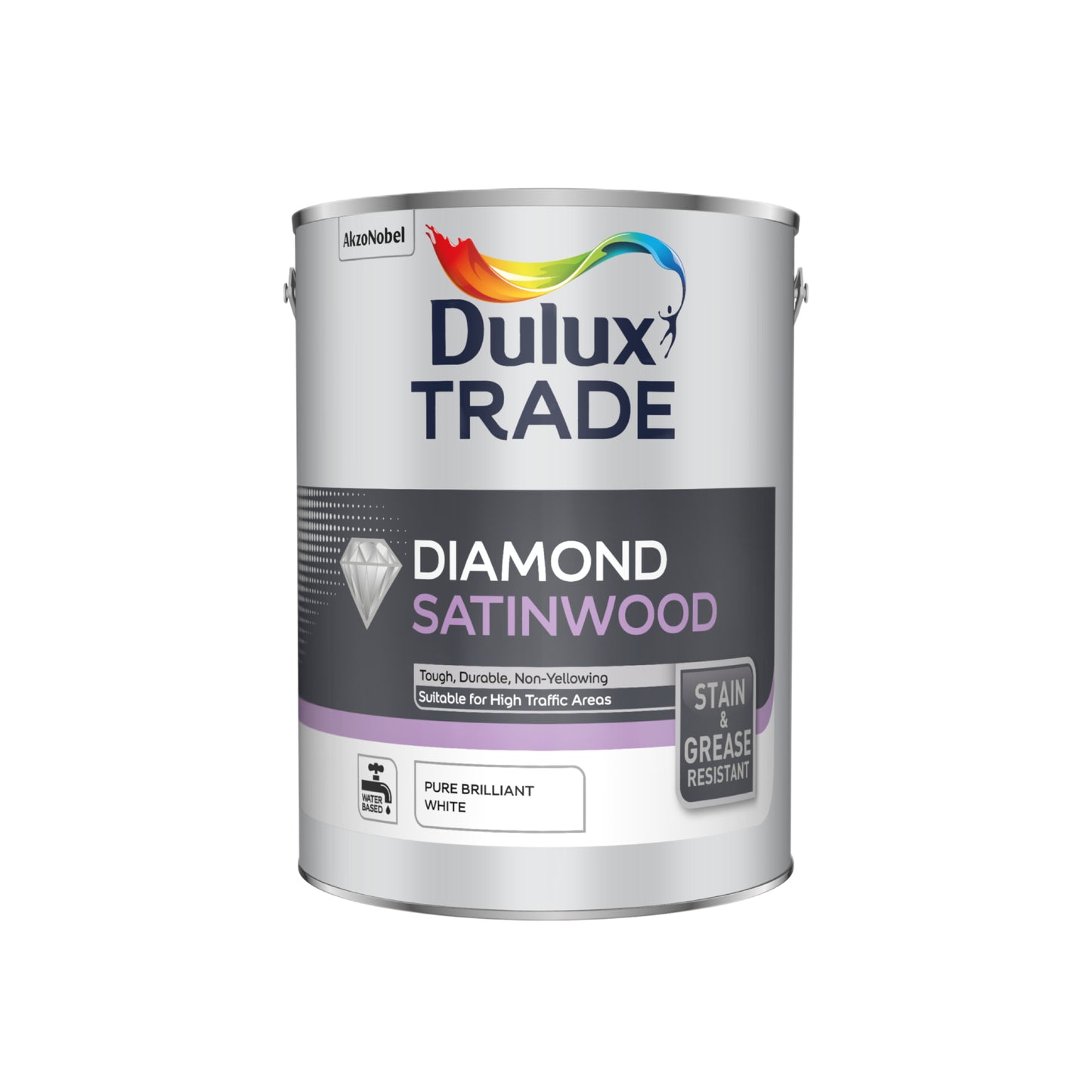 Dulux Trade Diamond SatinWood - Pure Brilliant White