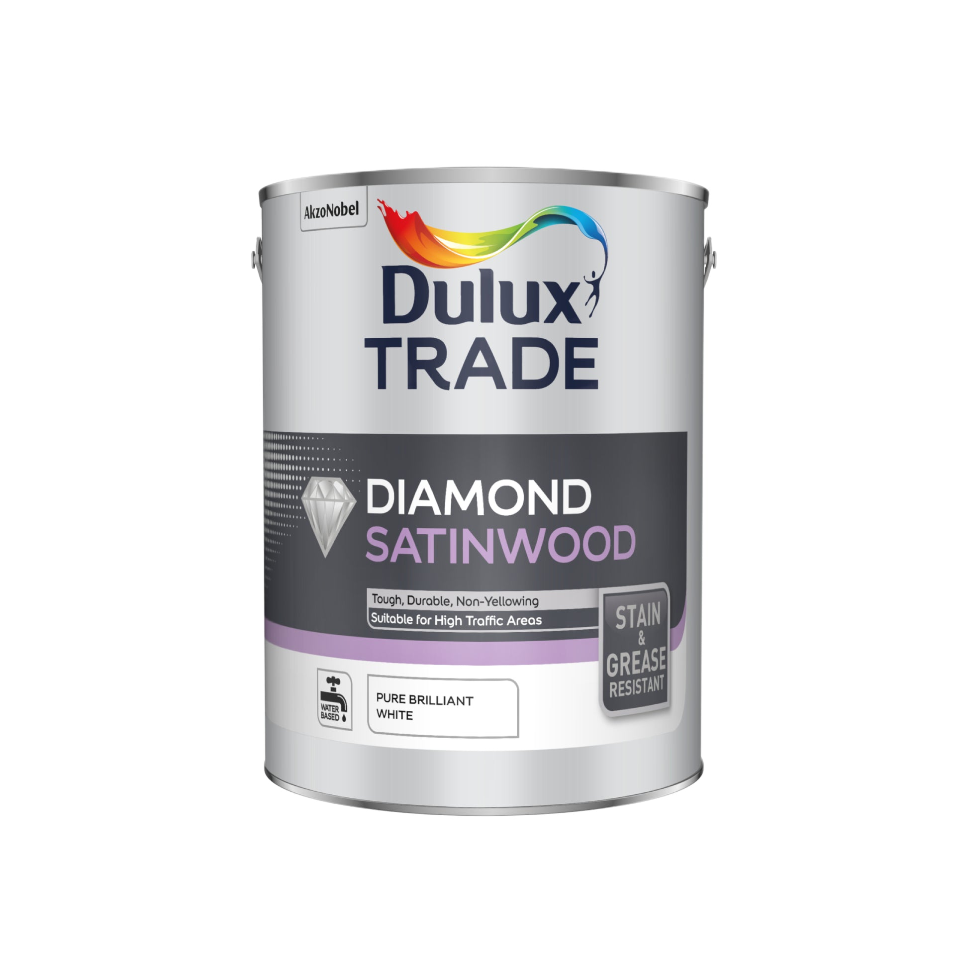 Dulux Trade Diamond SatinWood - Pure Brilliant White